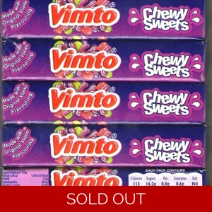 Vimto Chewy Sweets Stick Pack Chews Retro Sweets